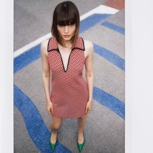 ZARA collared dress size small